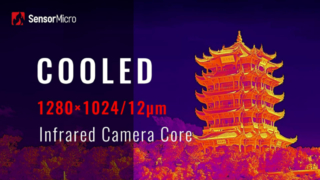 Mega Pixel ระบายความร้อนด้วยแกนกล้องอินฟราเรด 1280×1024/12µm