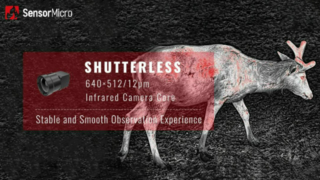 โมดูลถ่ายภาพความร้อนแบบไม่ระบายความร้อน Shutterless 640×512/12μm สำหรับกลางแจ้ง
