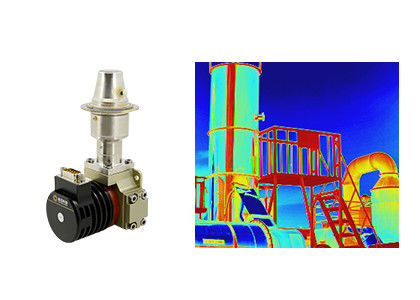 RoHS MWIR เซ็นเซอร์กล้องความร้อนระบายความร้อนด้วยการแสดงภาพการรั่วไหลของก๊าซ