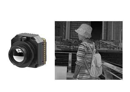 โมดูลกล้องความร้อนที่ไม่เย็น LWIR 640x512 17μM สําหรับความปลอดภัย