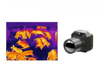 แกนโมดูลกล้องความร้อนอินฟราเรดที่ไม่มีการระบายความร้อน 25Hz 30Hz สำหรับ  Payloads