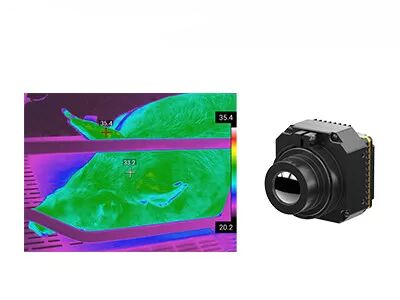 โมดูลกล้องอุณหภูมิ VOx LWIR ความรู้สึกสูง ไม่เย็น 1280x1024/12μm