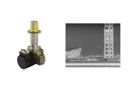 เครื่องตรวจจับอินฟราเรด LWIR 640x512 / 15μm ที่เย็นเข้ากับระบบ EO-IR