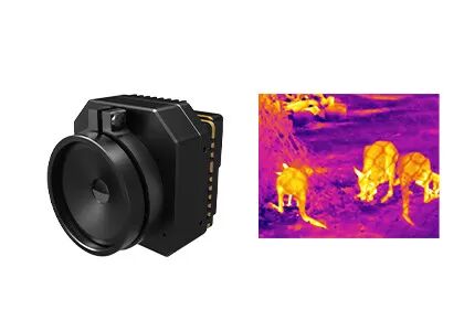 PLUG612 Uncooled LWIR Camera Core 640x512 12μm พร้อม Clear Thermal Imaging
