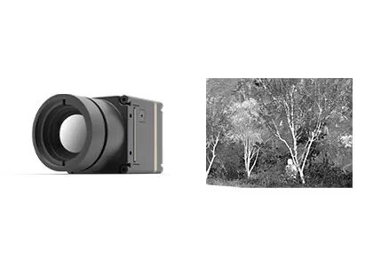 400x300 17μm Compact COIN ซีรี่ส์ Uncooled Thermal Camera Core