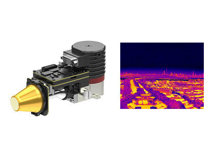 แกนกล้อง IR ที่ระบายความร้อนด้วยการรวมอย่างรวดเร็ว EYAS1212 เมกะพิกเซล 1280x1024 / 12μm